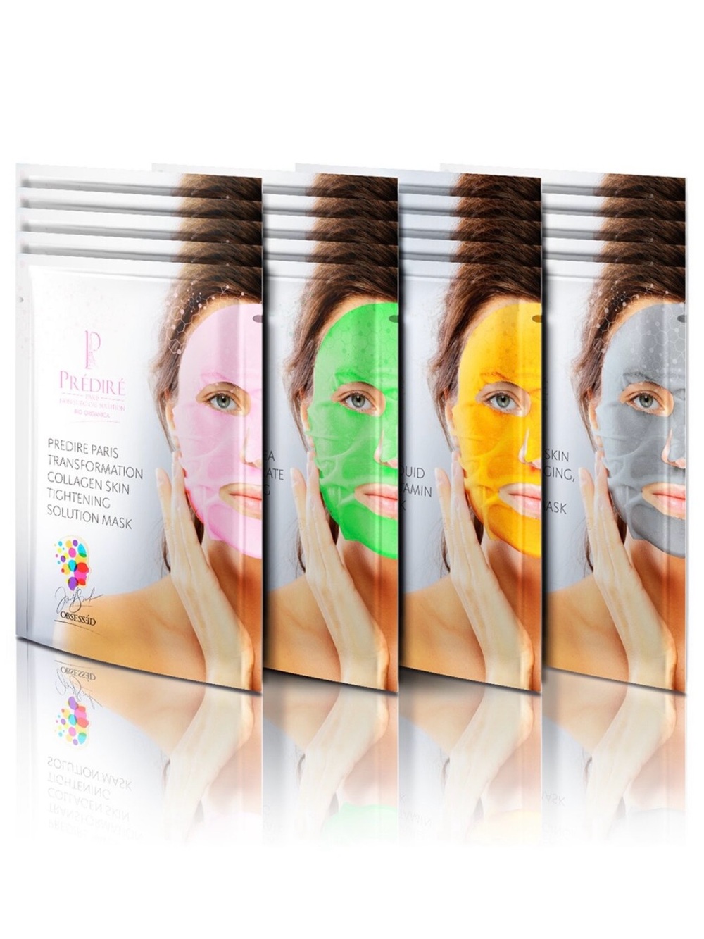 Predire Paris Luxury Skin Care 4 AntiAging Skin Tightening Facial Treatment Mask